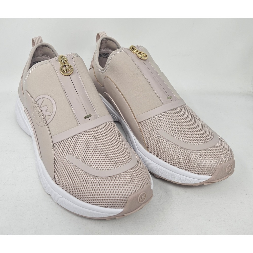 Michael Kors Sami Zip Trainer Fashion Sneakers, Ballet Pink, Women's Sz 9.5M NEW - Picture 2 of 10